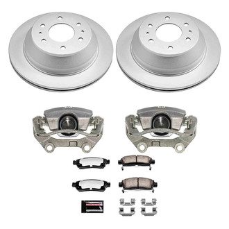 PowerStop® - Z36 Extreme Plain Rear Brake Kit with Calipers