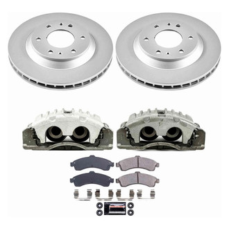 PowerStop® - Z23 Evolution Sport Plain Front Brake Kit with Calipers