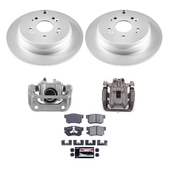 PowerStop® - Z23 Evolution Sport Plain Rear Brake Kit with Calipers