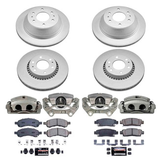 PowerStop® - Z23 Evolution Sport Plain Front and Rear Brake Kit with Calipers