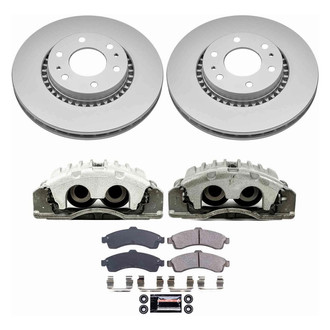 PowerStop® - Z23 Evolution Sport Plain Front Brake Kit with Calipers
