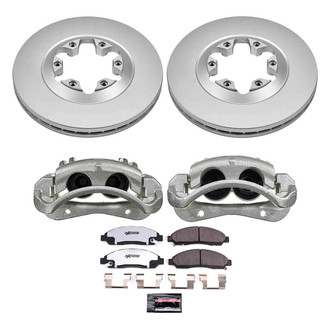 PowerStop® - Z36 Extreme Plain Front Brake Kit with Calipers
