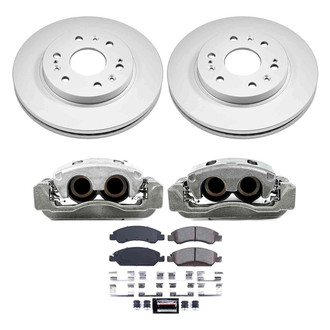 PowerStop® - Z23 Evolution Sport Plain Front Brake Kit with Calipers
