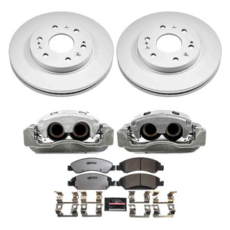 PowerStop® - Z36 Extreme Plain Front Brake Kit with Calipers