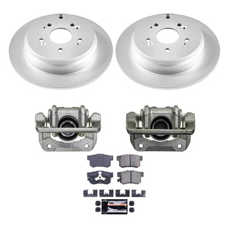 PowerStop® - Z23 Evolution Sport Plain Rear Brake Kit with Calipers
