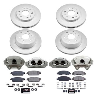 PowerStop® - Z23 Evolution Sport Plain Front and Rear Brake Kit with Calipers