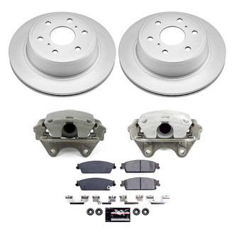 PowerStop® - Z23 Evolution Sport Plain Rear Brake Kit with Calipers