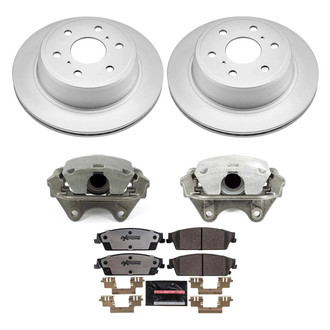 PowerStop® - Z36 Extreme Plain Rear Brake Kit with Calipers