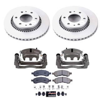 PowerStop® - Z23 Evolution Sport Plain Front Brake Kit with Calipers