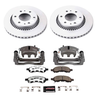 PowerStop® - Z36 Extreme Plain Front Brake Kit with Calipers
