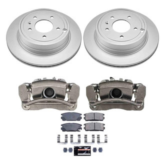 PowerStop® - Z23 Evolution Sport Plain Rear Brake Kit with Calipers