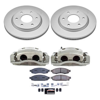 PowerStop® - Z23 Evolution Sport Plain Front Brake Kit with Calipers