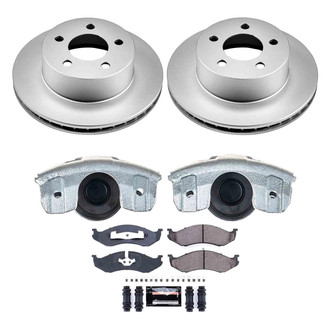 PowerStop® - Z23 Evolution Sport Plain Front Brake Kit with Calipers