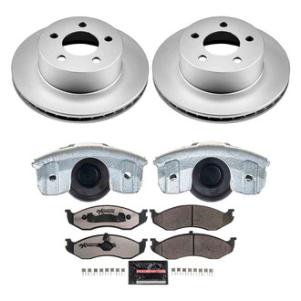 PowerStop® - Z36 Extreme Plain Front Brake Kit with Calipers