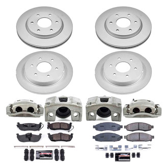 PowerStop® - Z23 Evolution Sport Plain Front and Rear Brake Kit with Calipers