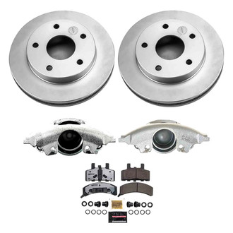 PowerStop® - Z36 Extreme Plain Front Brake Kit with Calipers