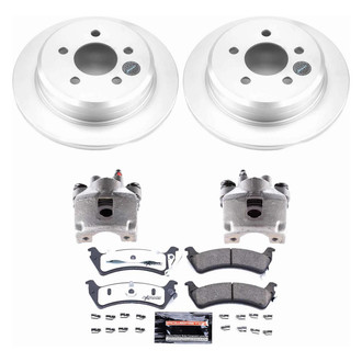 PowerStop® - Z36 Extreme Plain Rear Brake Kit with Calipers