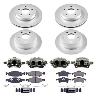 PowerStop® - Z23 Evolution Sport Plain Front and Rear Brake Kit with Calipers