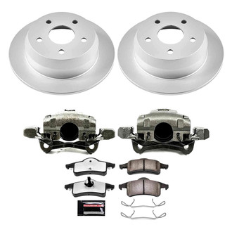 PowerStop® - Z36 Extreme Plain Rear Brake Kit with Calipers