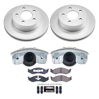 PowerStop® - Z23 Evolution Sport Plain Front Brake Kit with Calipers