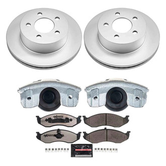 PowerStop® - Z36 Extreme Plain Front Brake Kit with Calipers