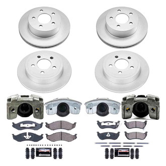 PowerStop® - Z23 Evolution Sport Plain Front and Rear Brake Kit with Calipers
