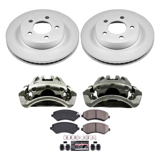 PowerStop® - Z23 Evolution Sport Plain Front Brake Kit with Calipers