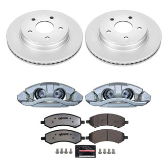 PowerStop® - Z36 Extreme Plain Front Brake Kit with Calipers