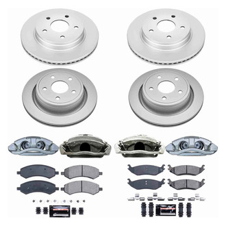 PowerStop® - Z23 Evolution Sport Plain Front and Rear Brake Kit with Calipers