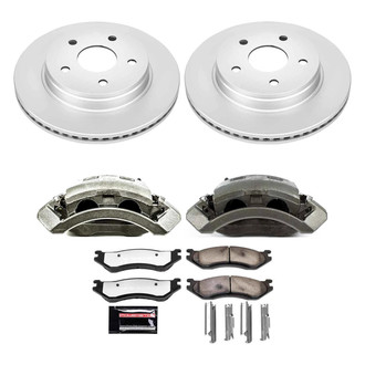 PowerStop® - Z36 Extreme Plain Front Brake Kit with Calipers