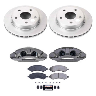 PowerStop® - Z23 Evolution Sport Plain Front Brake Kit with Calipers