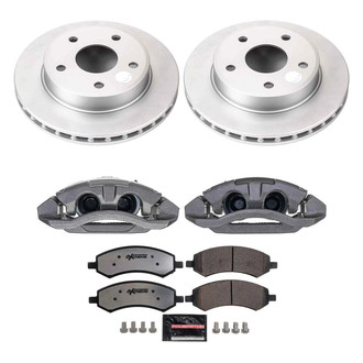 PowerStop® - Z36 Extreme Plain Front Brake Kit with Calipers