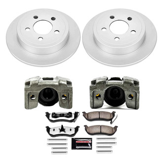 PowerStop® - Z36 Extreme Plain Rear Brake Kit with Calipers