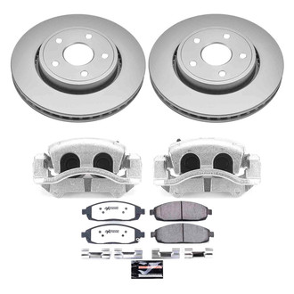 PowerStop® - Z36 Extreme Plain Front Brake Kit with Calipers