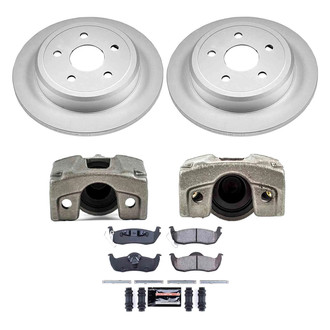 PowerStop® - Z23 Evolution Sport Plain Rear Brake Kit with Calipers