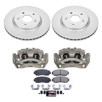 PowerStop® - Z23 Evolution Sport Plain Front Brake Kit with Calipers