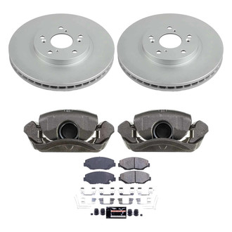 PowerStop® - Z23 Evolution Sport Plain Front Brake Kit with Calipers
