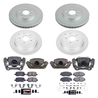 PowerStop® - Z23 Evolution Sport Plain Front and Rear Brake Kit with Calipers
