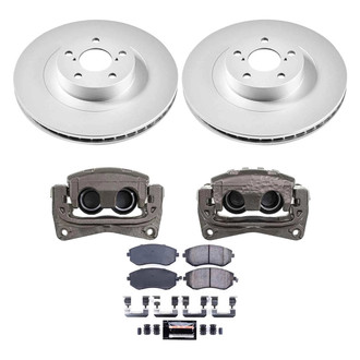 PowerStop® - Z23 Evolution Sport Plain Front Brake Kit with Calipers