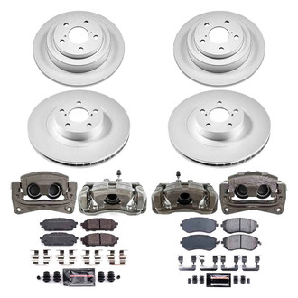 PowerStop® - Z23 Evolution Sport Plain Front and Rear Brake Kit with Calipers