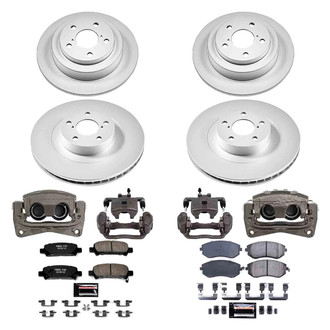 PowerStop® - Z23 Evolution Sport Plain Front and Rear Brake Kit with Calipers
