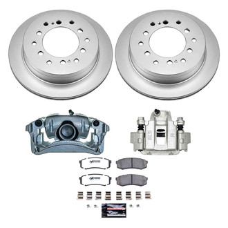PowerStop® - Z36 Extreme Plain Rear Brake Kit with Calipers