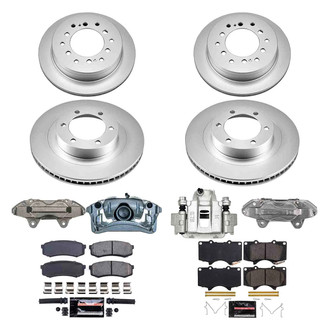 PowerStop® - Z23 Evolution Sport Plain Front and Rear Brake Kit with Calipers