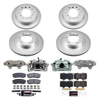 PowerStop® - Z23 Evolution Sport Plain Front and Rear Brake Kit with Calipers