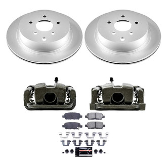 PowerStop® - Z23 Evolution Sport Plain Rear Brake Kit with Calipers