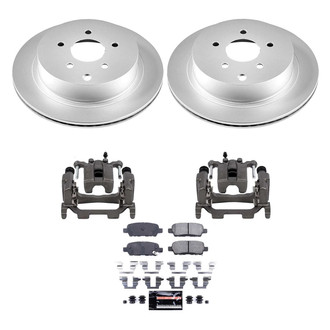 PowerStop® - Z23 Evolution Sport Plain Rear Brake Kit with Calipers