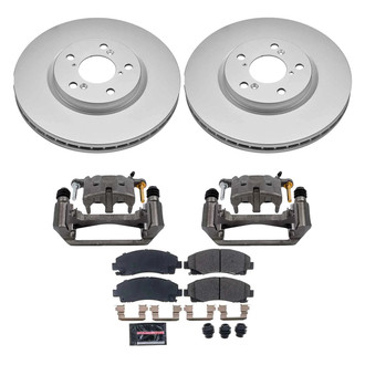 PowerStop® - Z23 Evolution Sport Plain Front Brake Kit with Calipers