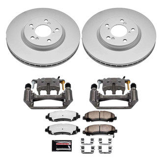 PowerStop® - Z36 Extreme Plain Front Brake Kit with Calipers