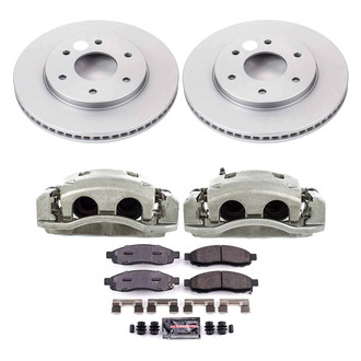 PowerStop® - Z23 Evolution Sport Plain Front Brake Kit with Calipers