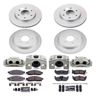 PowerStop® - Z23 Evolution Sport Plain Front and Rear Brake Kit with Calipers